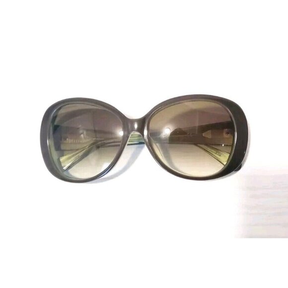Diane Von Furstenberg Designer Oversized Sunglasses Oval Blaise DV575S Green main image 11